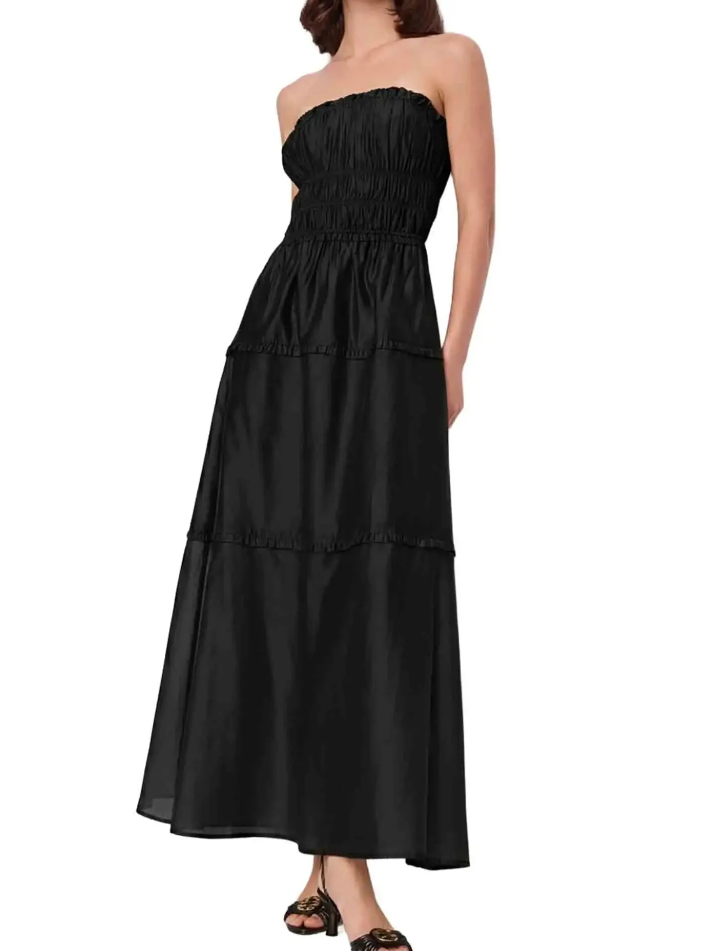 ABITO DONNA - GAUDI JEANS NERO - 611BD15001