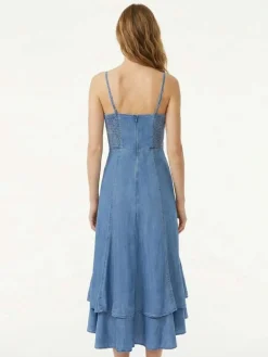 ABITO DONNA - GUESS APPAREL BLU - W6GK89 D0908
