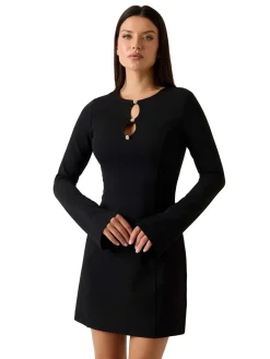 ABITO DONNA - GUESS APPAREL NERO - W6YK16 K4369