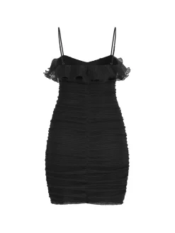 ABITO DONNA - GUESS APPAREL NERO - W6RK80 WI342