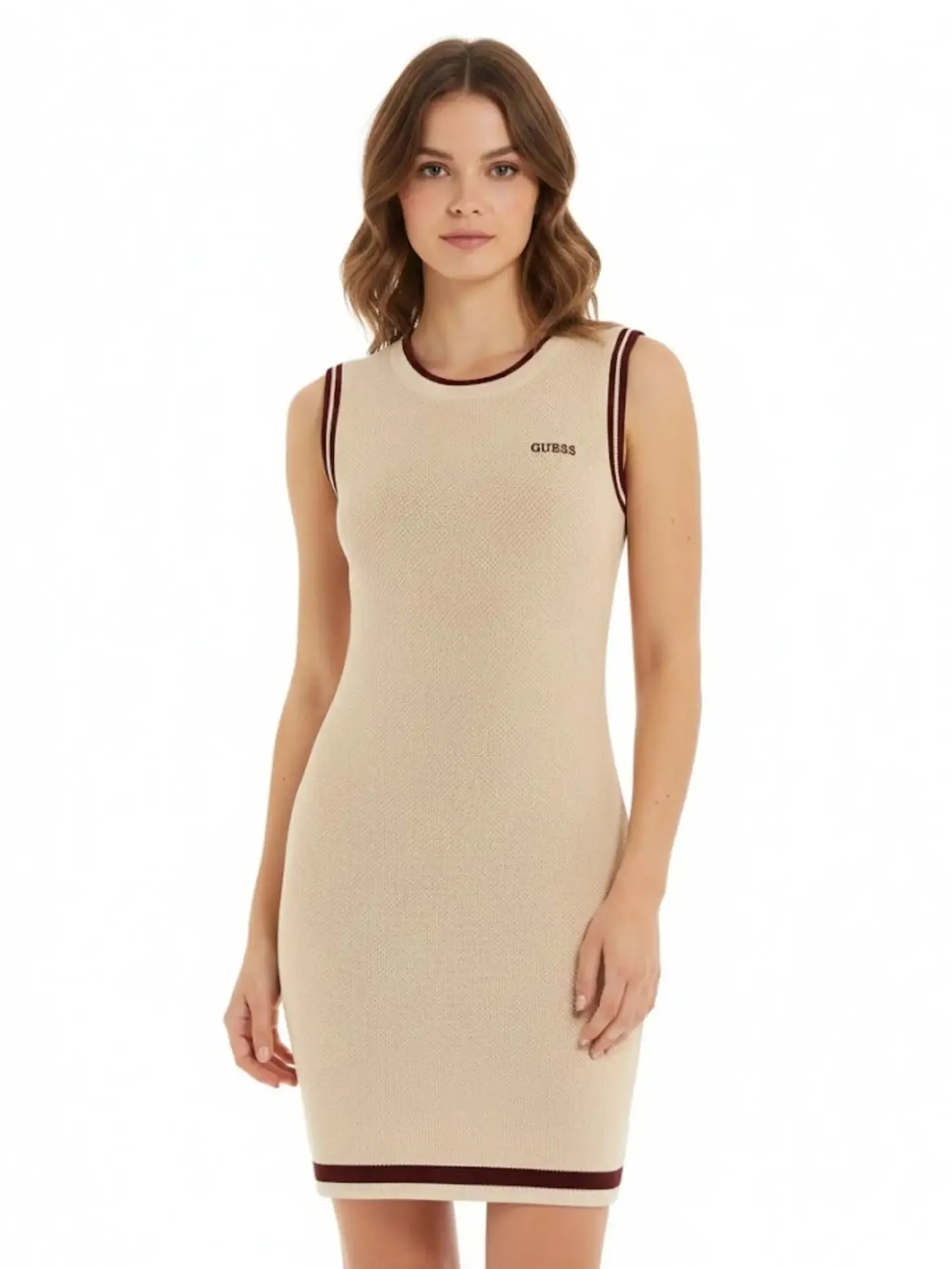 ABITO DONNA - GUESS ATHLEISURE BEIGE - V6GK04 Z0648