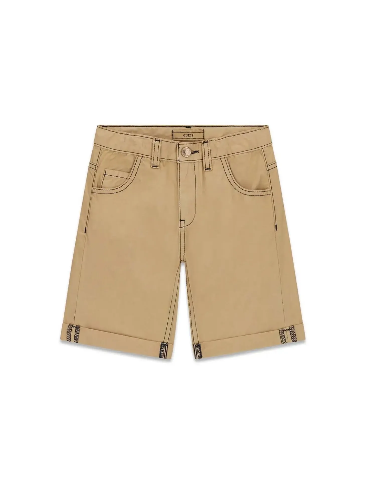 BERMUDA RAGAZZO - GUESS KIDS BEIGE - L6GD20 WHB40