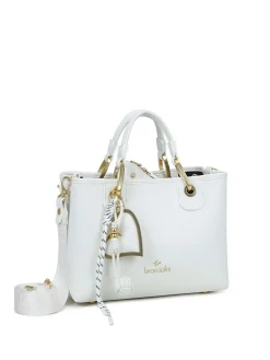 BORSA A MANO DONNA - BRACCIALINI BIANCO - B18841-YY