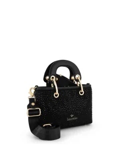 BORSA A MANO DONNA - BRACCIALINI NERO - B19242-YY