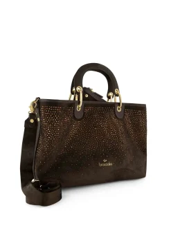 BORSA A MANO DONNA - BRACCIALINI MARRONE - B19240-YY