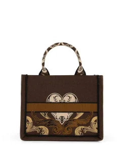 BORSA A MANO DONNA - BRACCIALINI MARRONE - B19281-TY