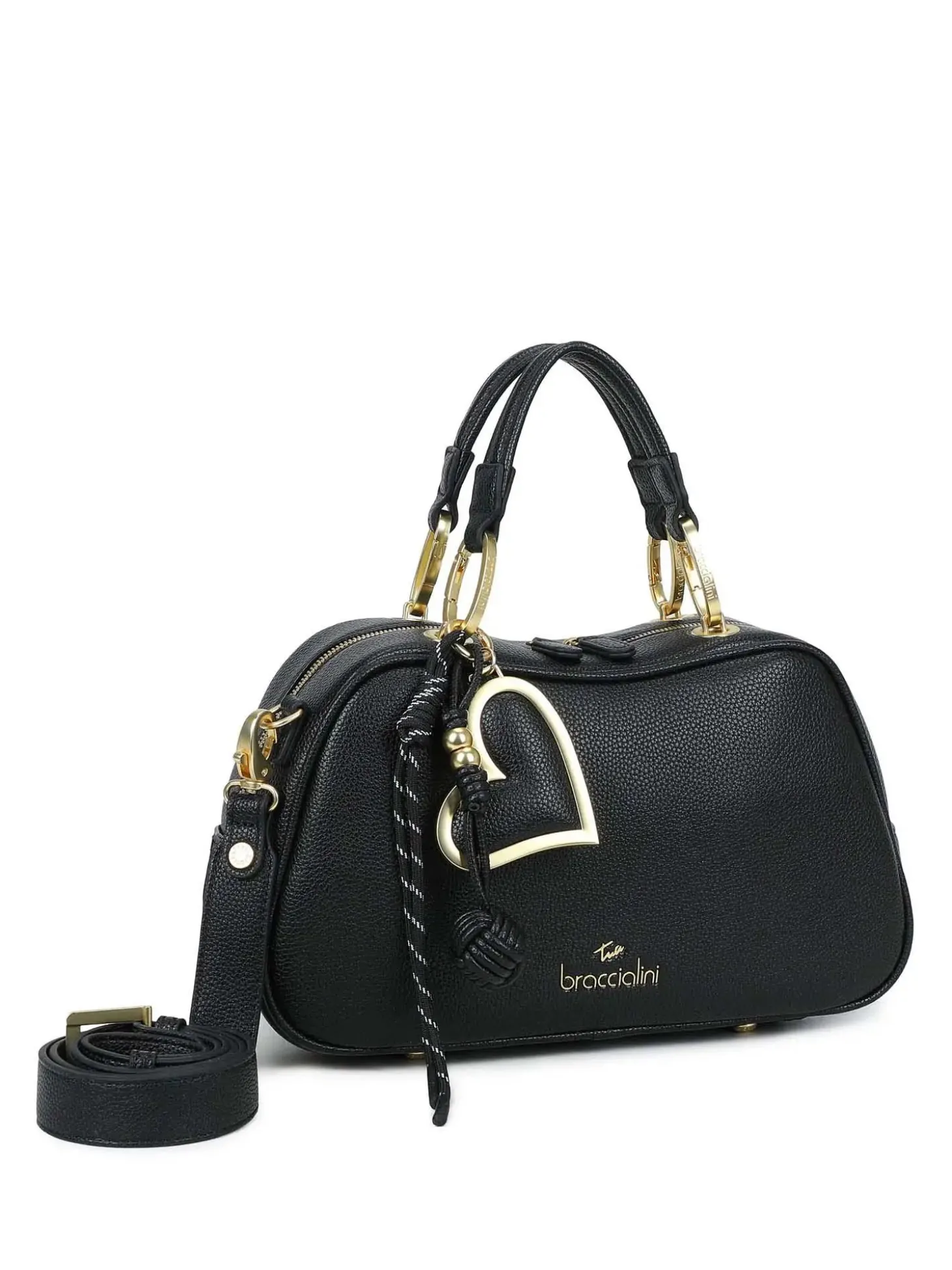 BORSA A MANO DONNA - BRACCIALINI NERO - B19111-YY