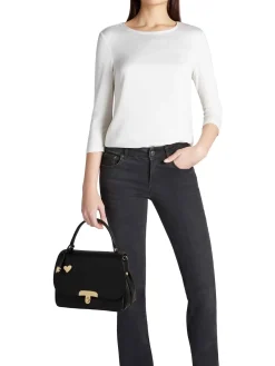 BORSA A MANO DONNA - BRACCIALINI NERO - B19013-PP