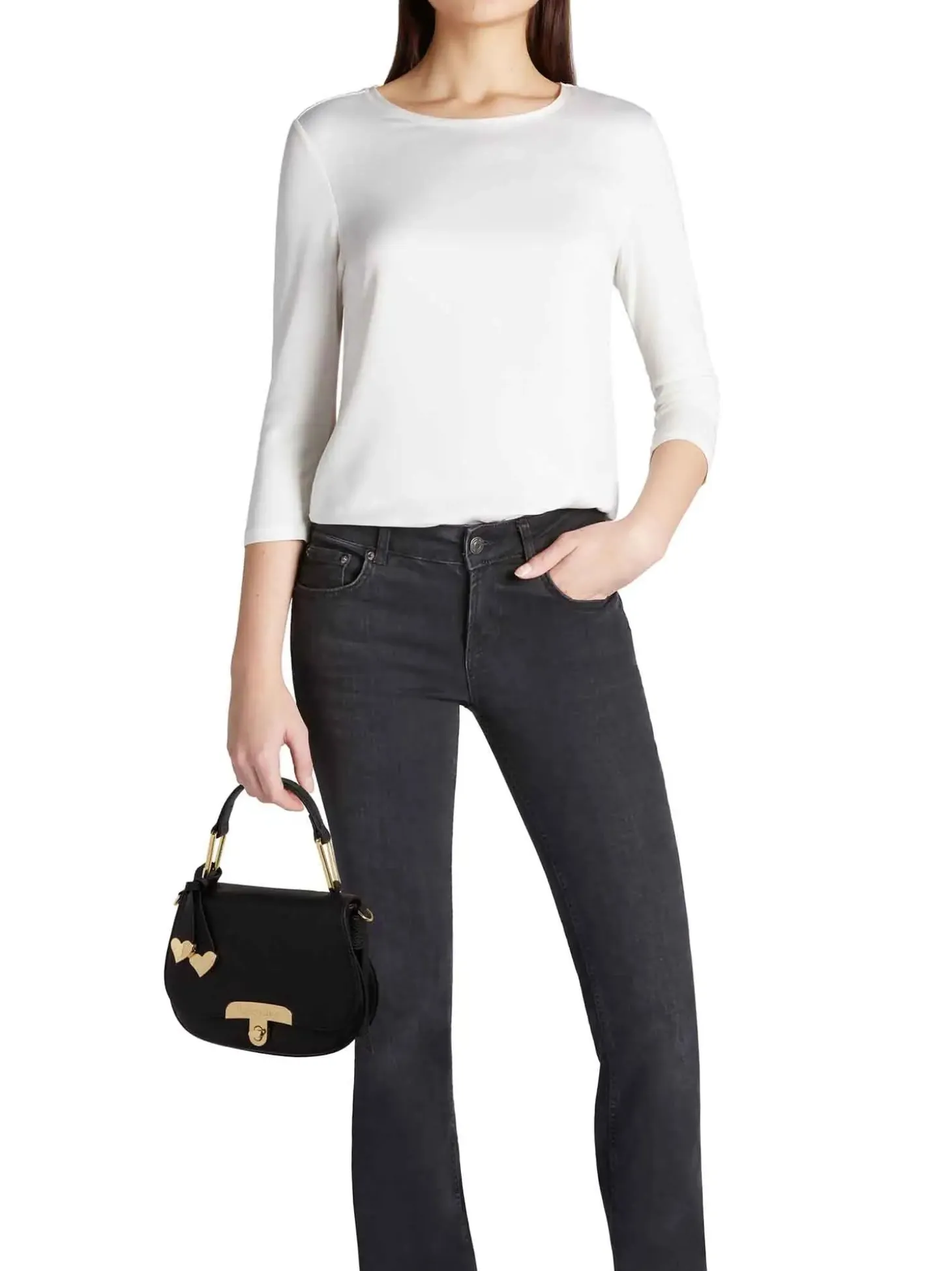 BORSA A MANO DONNA - BRACCIALINI NERO - B19010-PP