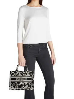 BORSA A MANO DONNA - BRACCIALINI NERO - B18920-TY