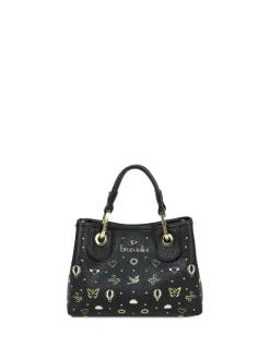 BORSA A MANO DONNA - BRACCIALINI NERO - B18883-YY