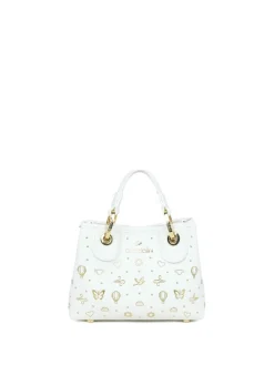 BORSA A MANO DONNA - BRACCIALINI BIANCO - B18883-YY