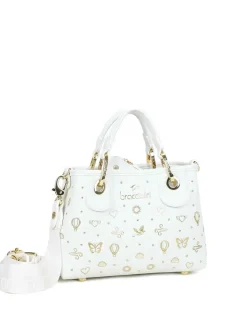 BORSA A MANO DONNA - BRACCIALINI BIANCO - B18883-YY