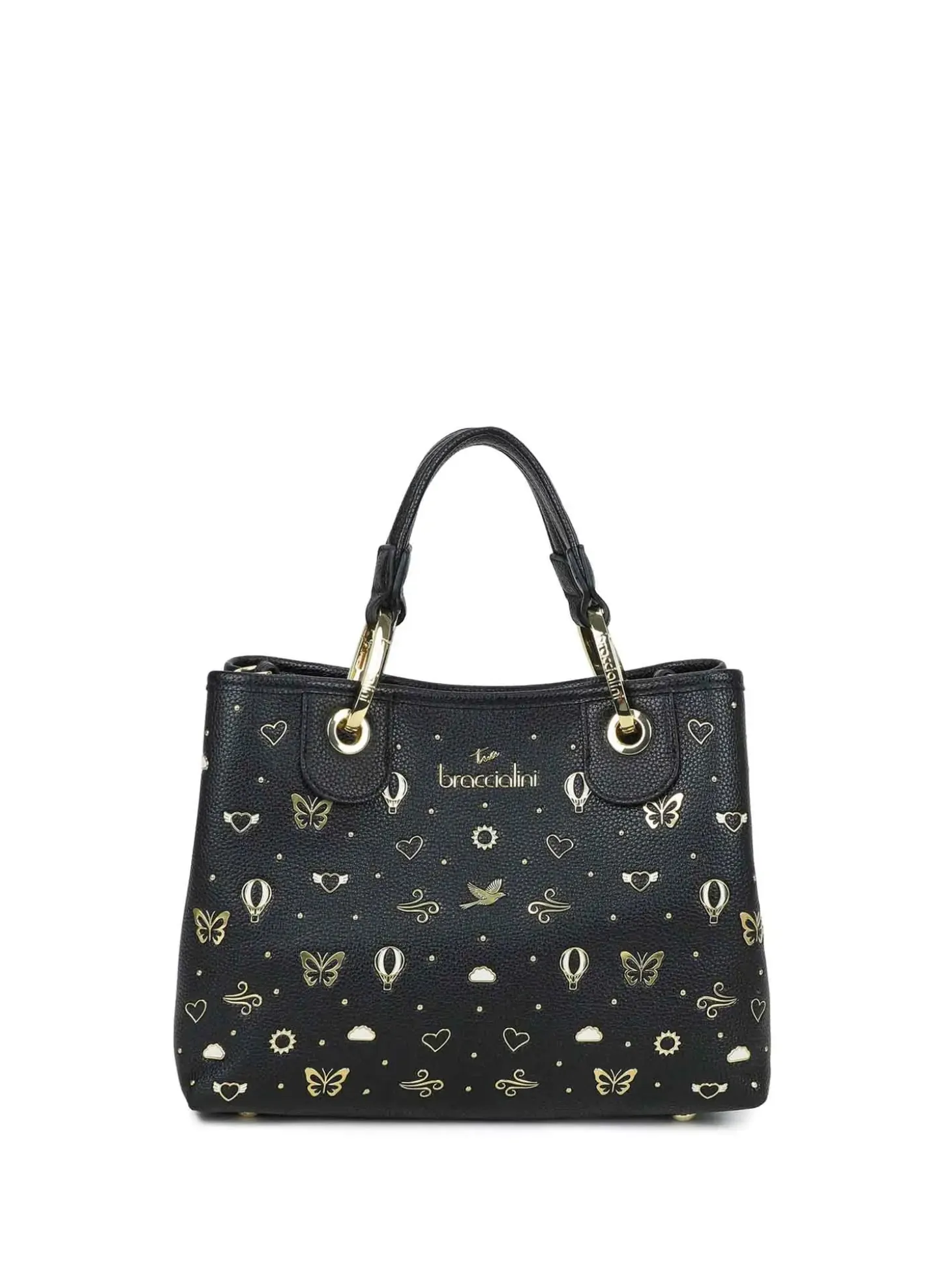 BORSA A MANO DONNA - BRACCIALINI NERO - B18881-YY