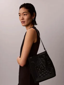 BORSA A MANO DONNA - CALVIN KLEIN NERO - LV04F3423G