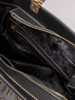 BORSA A MANO DONNA - GATTINONI ROMA NERO - BINIA8447WVP