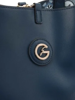 BORSA A MANO DONNA - GATTINONI ROMA BLU - BINTD8011WZT