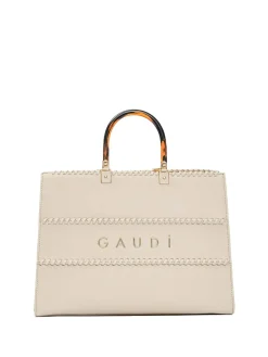 BORSA A MANO DONNA - GAUDI CREMA - V6AE-12750