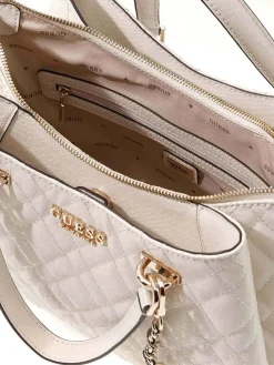 BORSA A MANO DONNA - GUESS BIANCO - HWGG96 28060