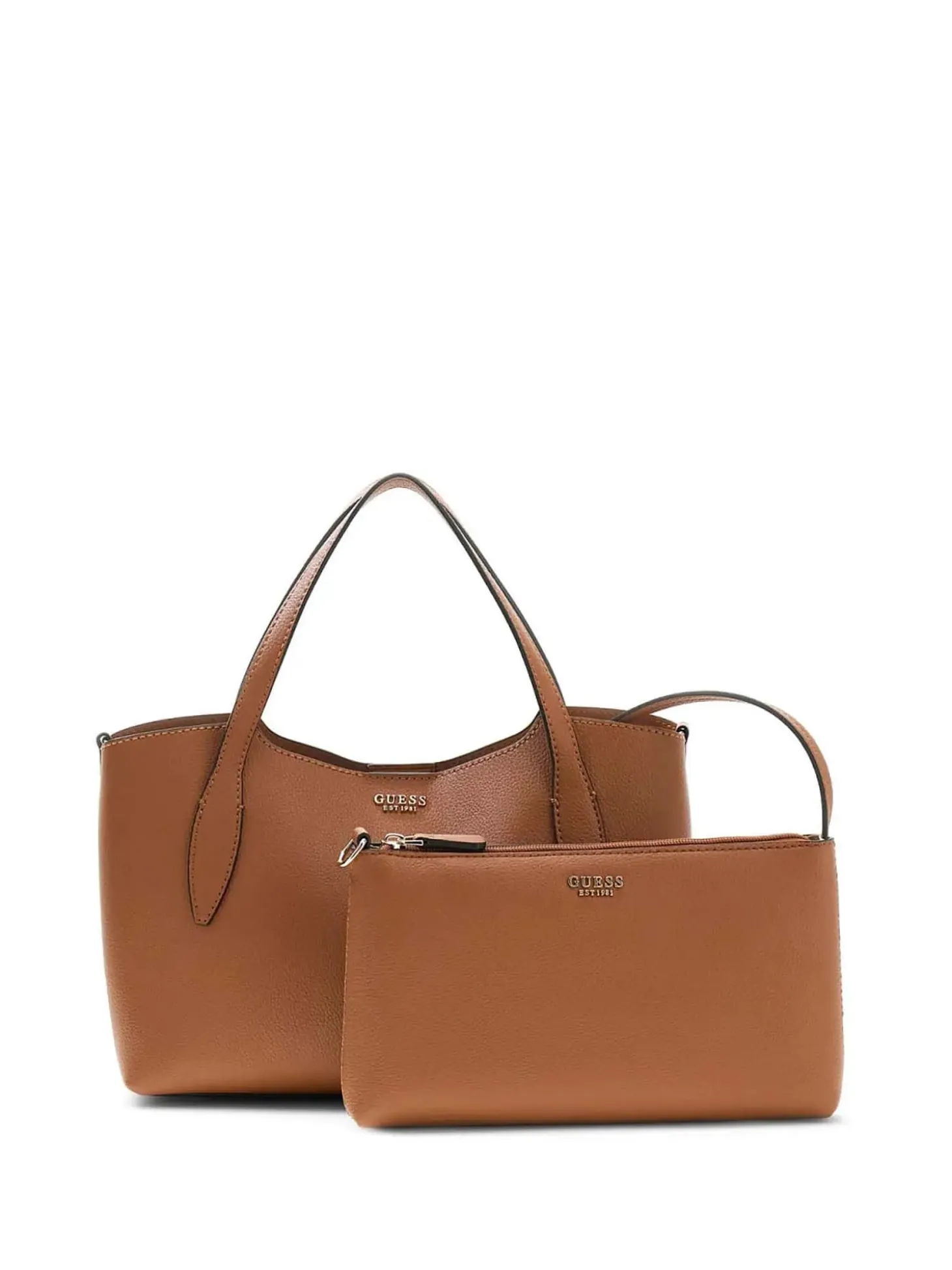BORSA A MANO DONNA - GUESS CARAMELLO - HWBG97 35060