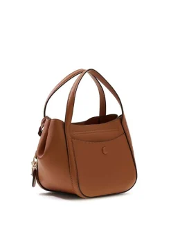 BORSA A MANO DONNA - GUESS CARAMELLO - HWBG97 39050