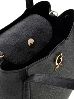BORSA A MANO DONNA - GUESS CARBONE - HWSG97 56050