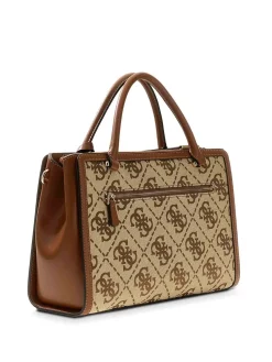 BORSA A MANO DONNA - GUESS MARRONE - HWJG97 55070