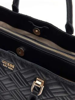 BORSA A MANO DONNA - GUESS NERO - HWQG99 21060