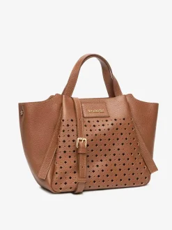 BORSA A MANO DONNA - NERO GIARDINI CUOIO - E644230D