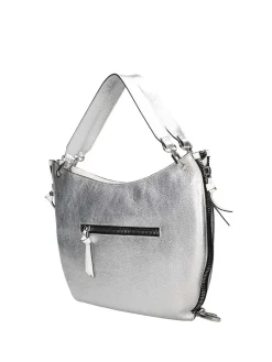 BORSA A MANO DONNA - REBELLE ARGENTO-BIANCO - REB0165 P0025