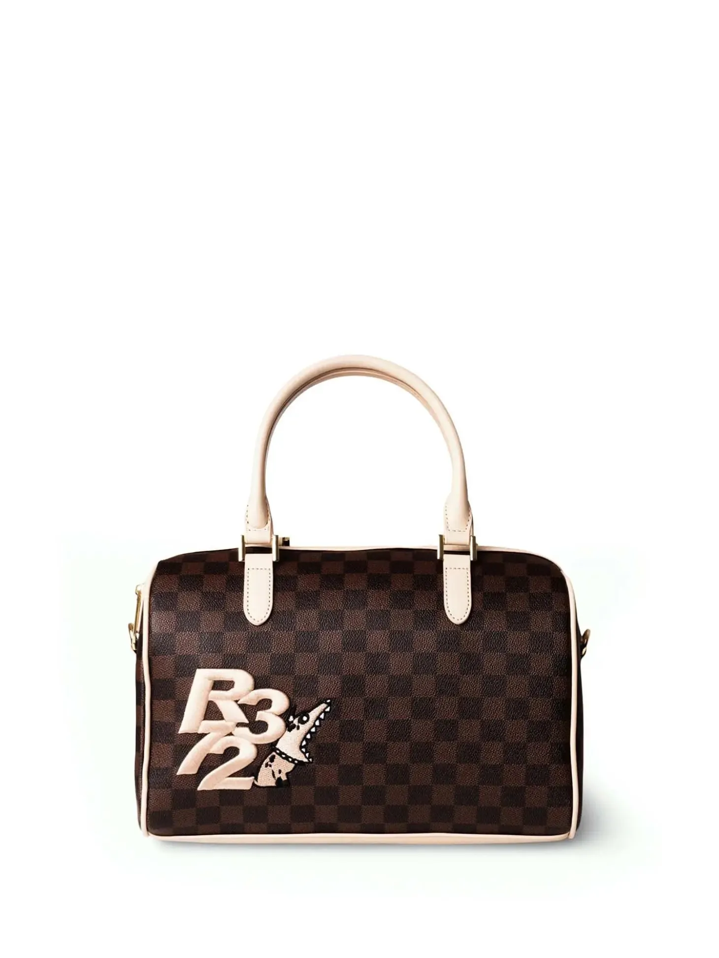 BORSA A MANO DONNA - R372 MARRONE - B002