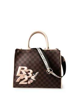 BORSA A MANO DONNA - R372 MARRONE - B001