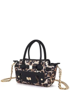 BORSA A MANO DONNA - SAVE MY BAG LEOPARDO - S62-CLARA-S-LY