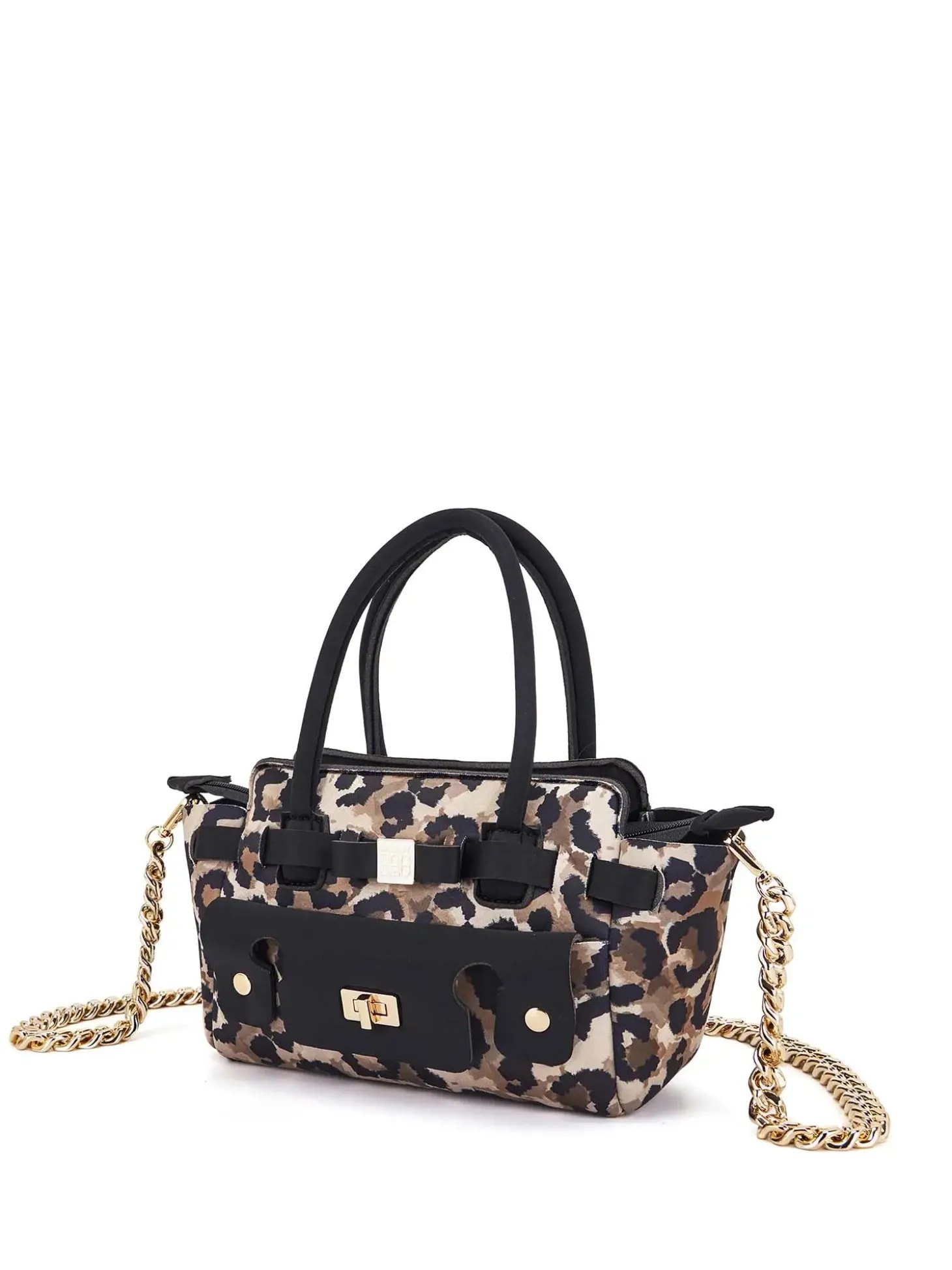 BORSA A MANO DONNA - SAVE MY BAG LEOPARDO - S62-CLARA-S-LY