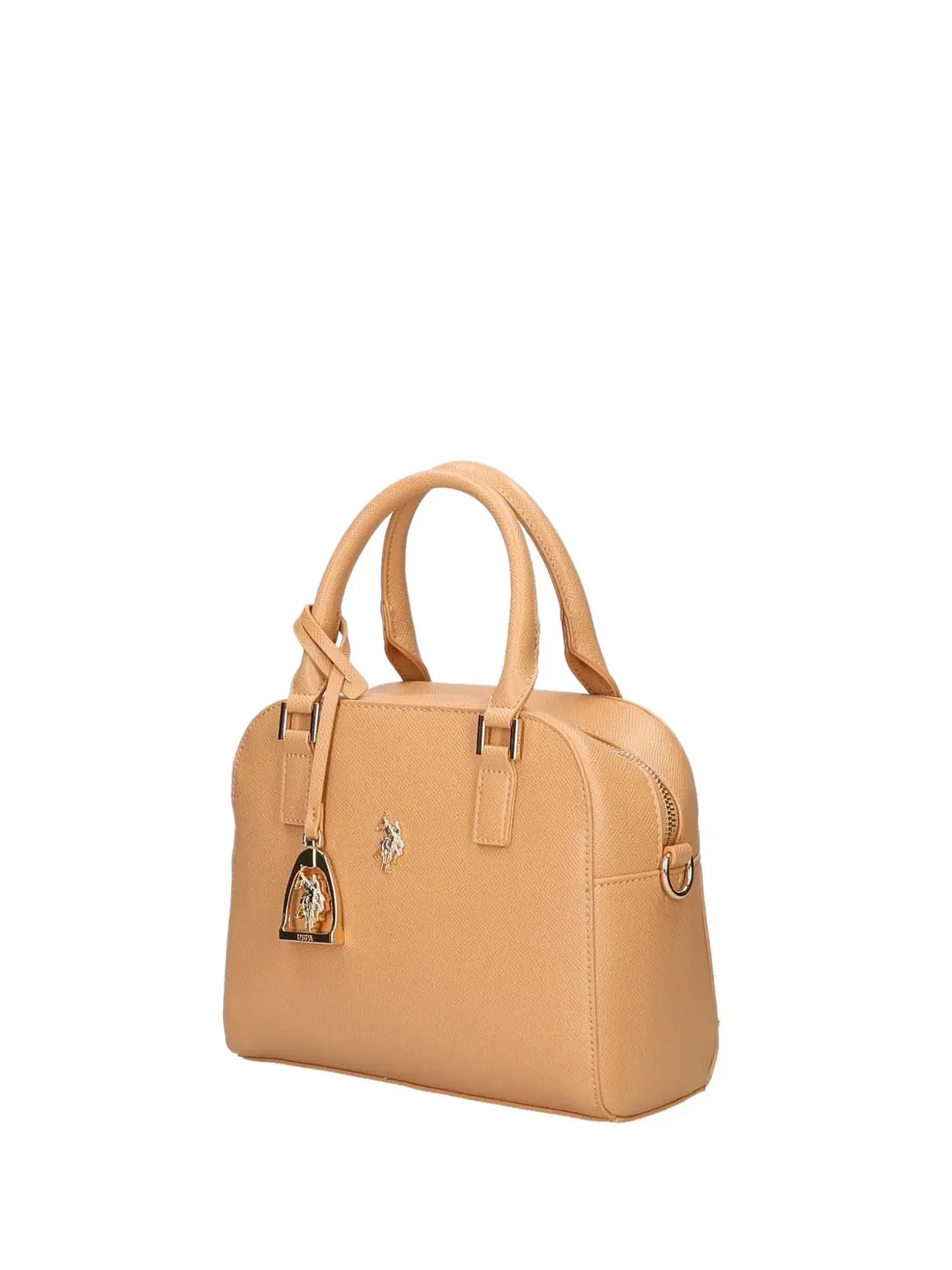 BORSA A MANO DONNA - US POLO ASSN. CAMEL - BEUJE9107WVP