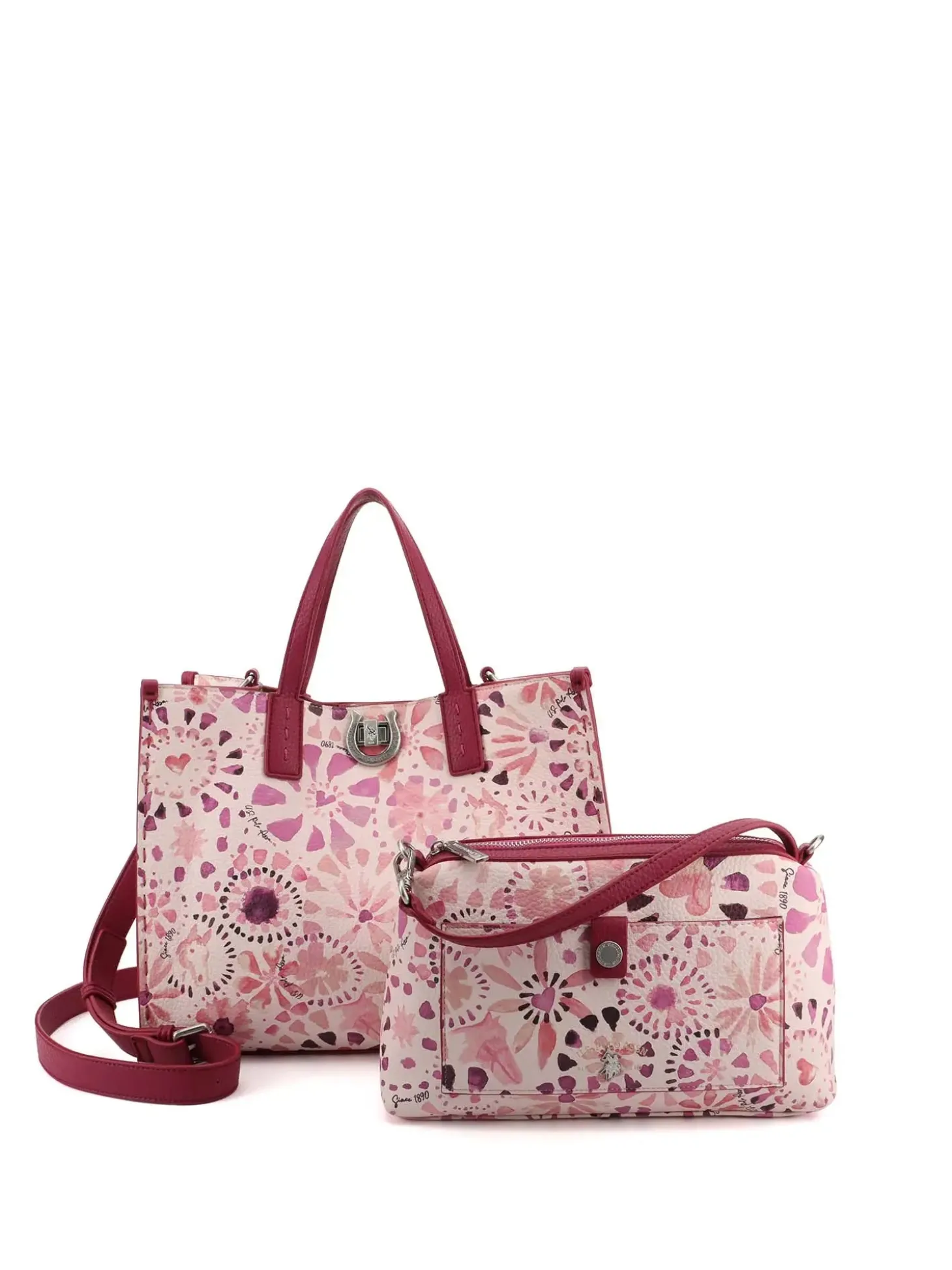 BORSA A MANO DONNA - US POLO ASSN. FUXIA - BIU0M8869WVP