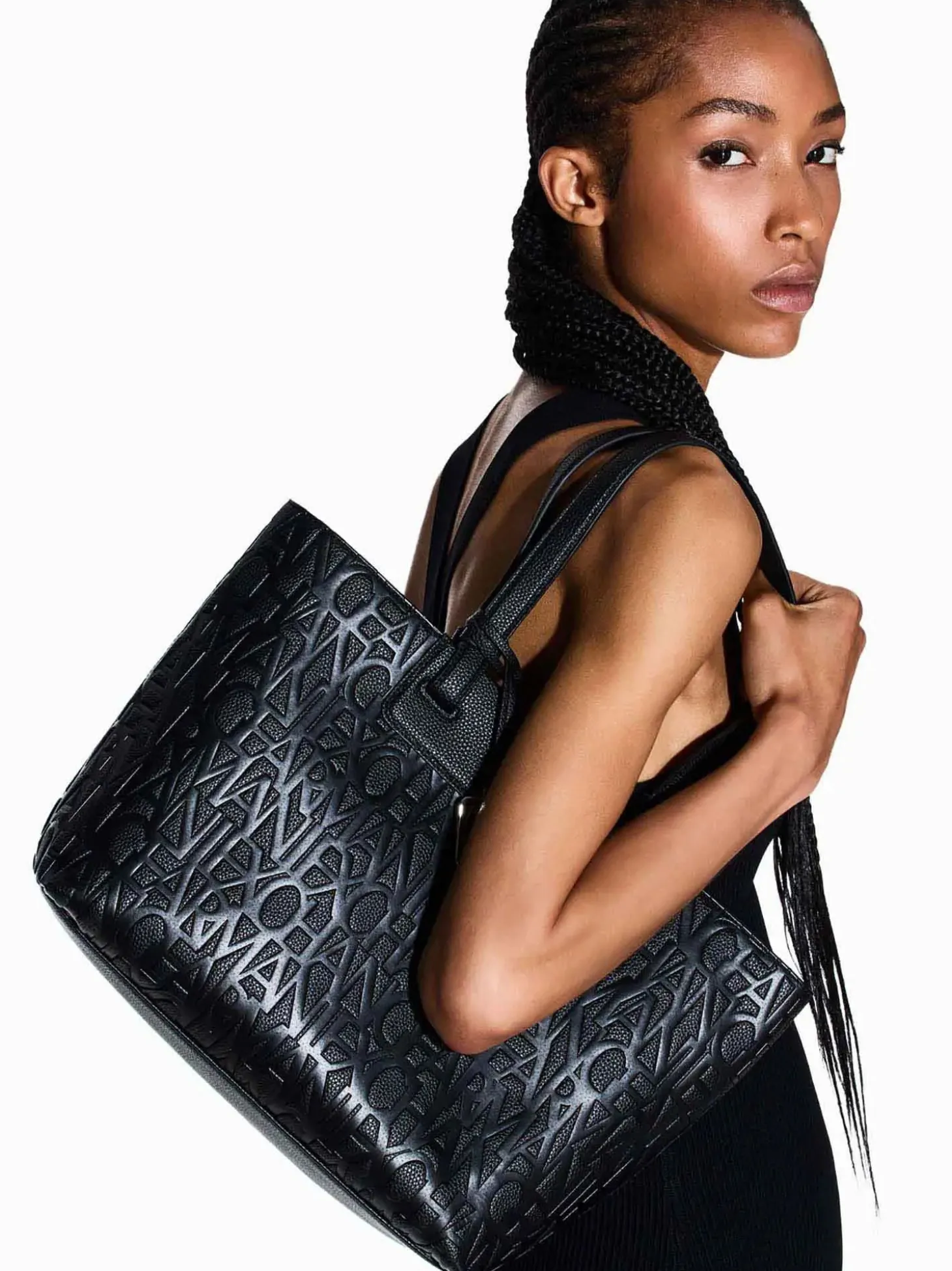 BORSA A SPALLA DONNA - ARMANI EXCHANGE NERO - XW001481 AF15774
