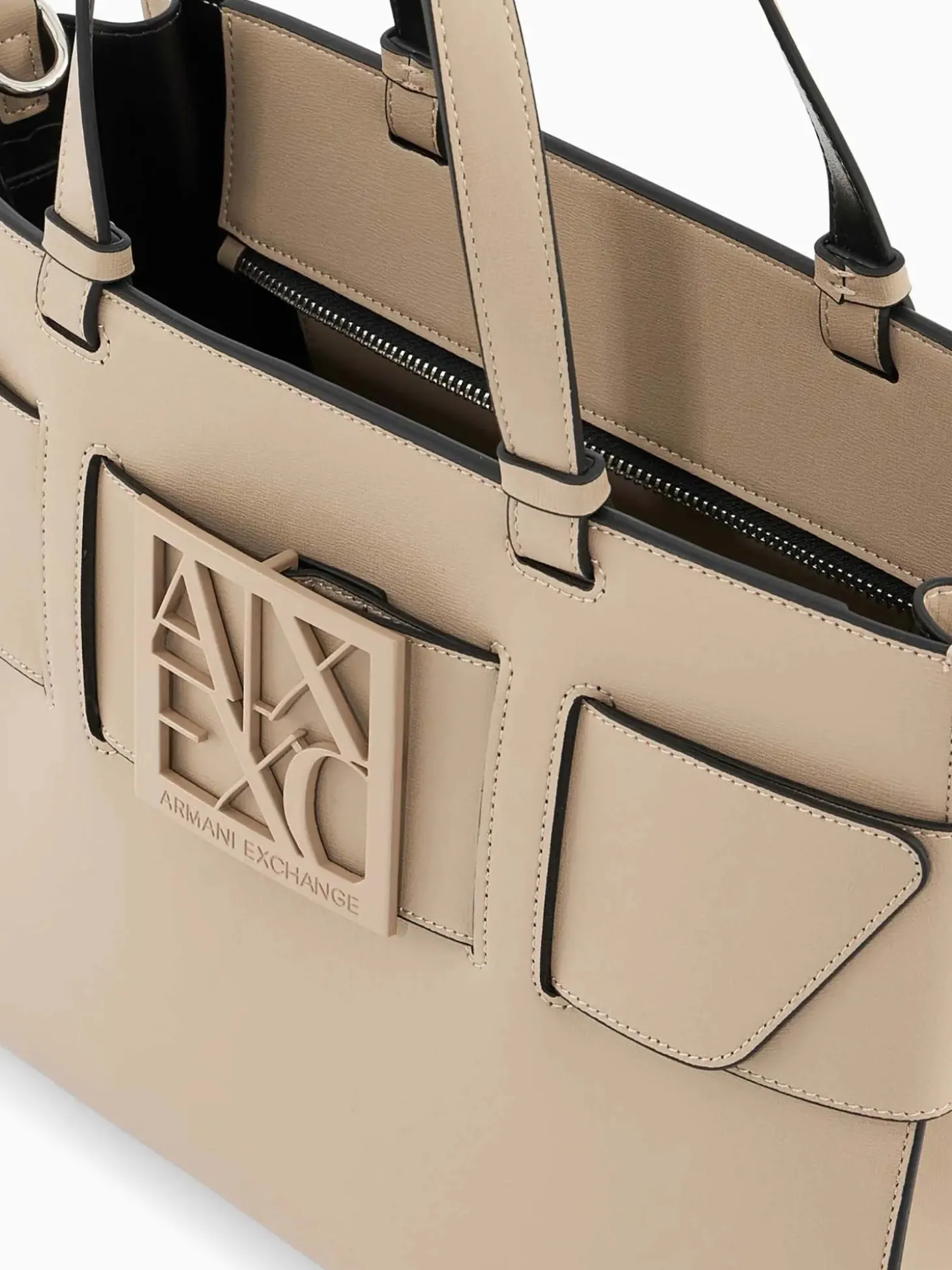BORSA A SPALLA DONNA - ARMANI EXCHANGE SABBIA - 942689 0A874