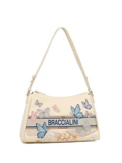 BORSA A SPALLA DONNA - BRACCIALINI BEIGE - B19062-TY