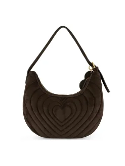BORSA A SPALLA DONNA - BRACCIALINI MARRONE - B19255-YY