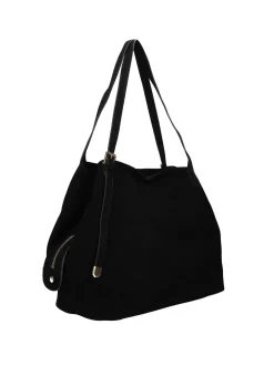 BORSA A SPALLA DONNA - BRACCIALINI NERO - B19373-PP