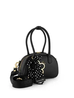 BORSA A SPALLA DONNA - BRACCIALINI NERO - B19225-YY