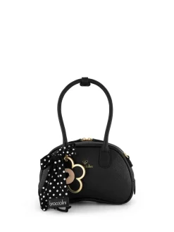BORSA A SPALLA DONNA - BRACCIALINI NERO - B19225-YY