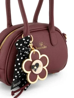 BORSA A SPALLA DONNA - BRACCIALINI BORDEAUX - B19225-YY