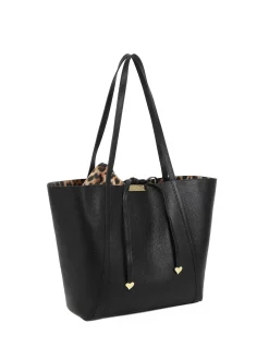 BORSA A SPALLA DONNA - BRACCIALINI NERO - B19035-PP