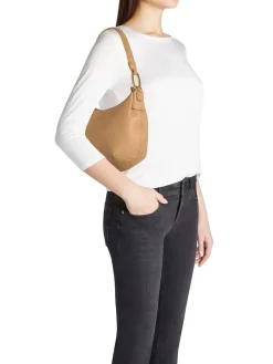 BORSA A SPALLA DONNA - BRACCIALINI BEIGE - B18842-YY