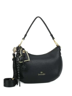 BORSA A SPALLA DONNA - BRACCIALINI NERO - B18842-YY