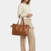 BORSA A SPALLA DONNA - CAFE NOIR CUOIO - C3BB1108