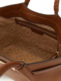 BORSA A SPALLA DONNA - CAFE NOIR CUOIO - C3YA1004