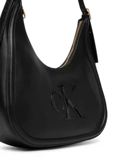 BORSA A SPALLA DONNA - CALVIN KLEIN NERO - LV04F3427G
